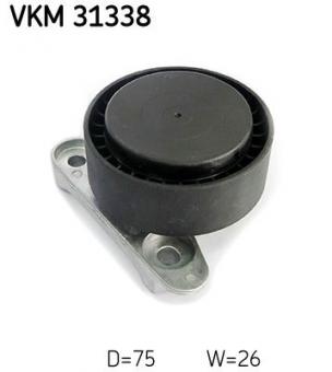 Tensioner Pulley, v-ribbed belt 