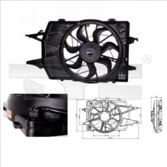 Fan, radiator 