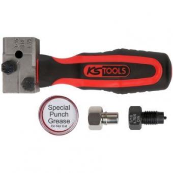 FLAREFIXeco 4.75 mm universal brake pipe flaring tool set, 4 pieces 