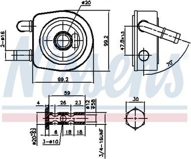 Oil Cooler, automatic transmission 