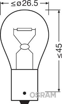 Лампа накаливания, дополнительный фонарь сигнала торможения 