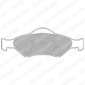 Brake pad set Ford Fiesta 95-02 /KA 99> 
