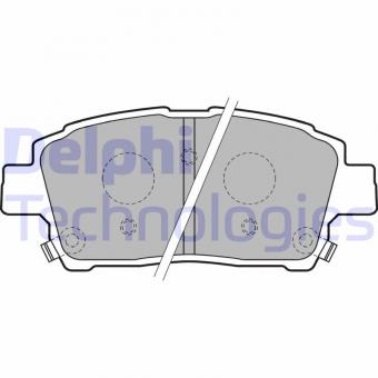 Brake pad set Toyota Celica/Corolla/Verso/IQ/MR2 III/Prius/Yaris 1.0-1.8 99-15 