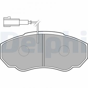 Brake pad set Citro Jumper/Fiat Ducato/Peugeot Boxer 02> 
