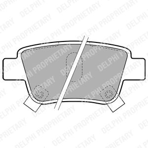 Brake pad set Toyota Avensis/Corolla Verso/Previa 1.6-3.5 03- 