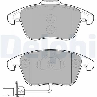 Brake pad set Audi A4 B8/A5 1.8-3.2 07-17 