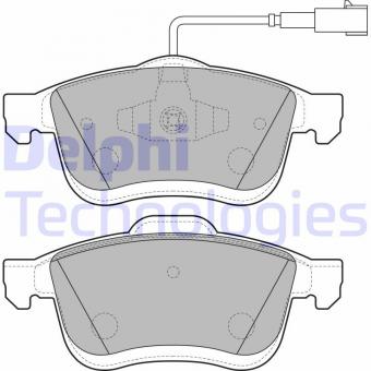 Brake pad set Fiat Doblo/Lancia Delta III/Opel Combo 1.3D-2.0D 08- 