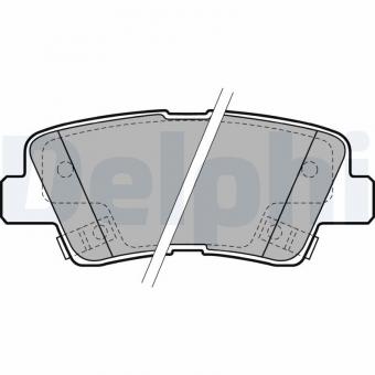 Brake pad set Hyundai/Kia 