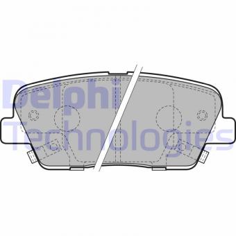 Brake pad set Hyundai Santa Fe II/III/Kia Sorento II 2.0-5.0 06- 