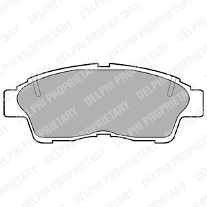 Brake pad set Toyota Carina E 1.6-2.0/2.0D 92-97 /Cor. 95-97 