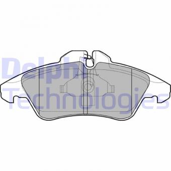 Brake pad set Mercedes Sprinter /VW LT 96- 