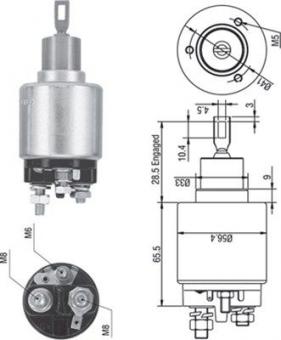 Solenoid Switch, starter