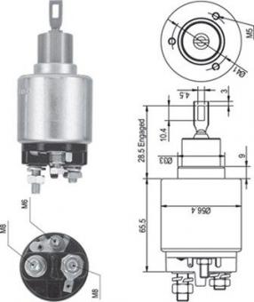Solenoid Switch, starter