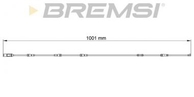 Сигнализатор, износ тормозных колодок 