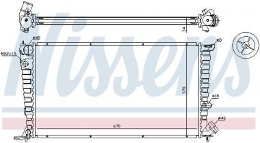 Radiator Peugeot Partner 1.8D 97-