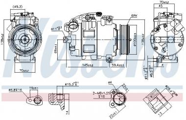 Compressor A/C Audi A8 03- 