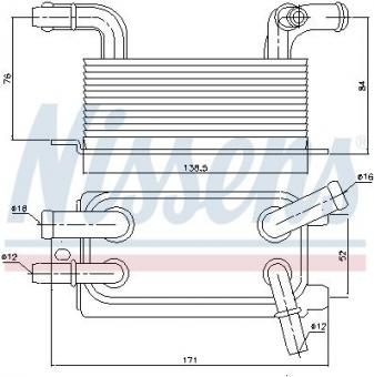 Oil Cooler, automatic transmission 