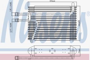 Evaporator, air conditioning 