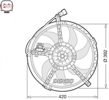 Fan, radiator 