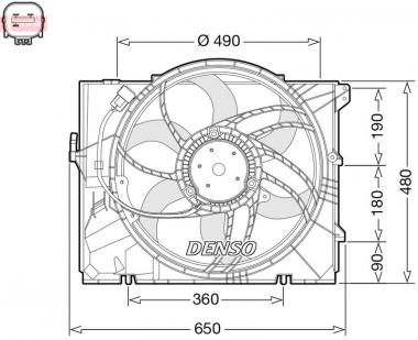 Fan, radiator 