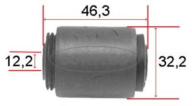 Control Arm-/Trailing Arm Bush 