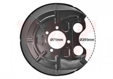 Splash shield Opel Signum/Vectra C/C GTS 1.6-2.2D 02-09 