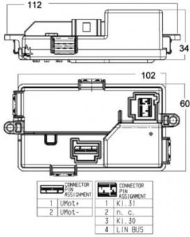 Regulator, passenger compartment fan 