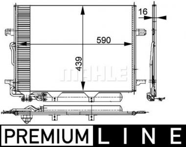 Condenser, air conditioning 