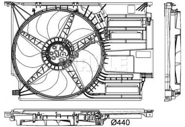 Fan, radiator 