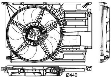 Fan, radiator 