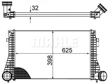 Intercooler, charger 