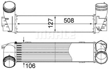 Intercooler, charger 