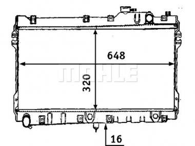 Radiator, engine cooling 