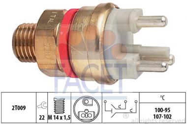 Датчик температуры 3 конт. 107/102C - 100/95C 