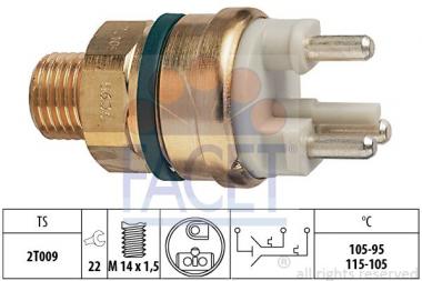 Termojungiklis ventil. 3 kont. 115/105C - 105/95C 