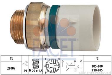 Termojungiklis ventil. 3 kont. 110/105C - 105/100C 