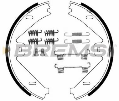 Brake shoes set MB C C204/CLS C218/X218/E W212/GLK X204 1.8-6.2 08- park brake 