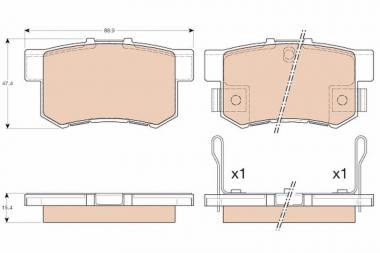 Brake Pad Set, disc brake 