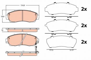 Brake Pad Set, disc brake 