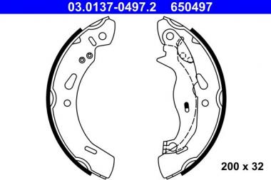 Brake Shoe Set 