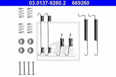 Accessory Kit, brake shoes 