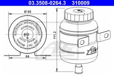 Expansion Tank, brake fluid 