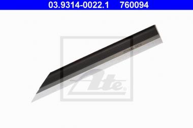 Knife-edged Ruler, surface level test 