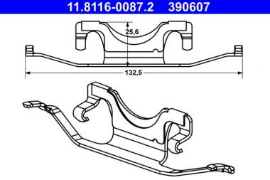 Spring, brake caliper 