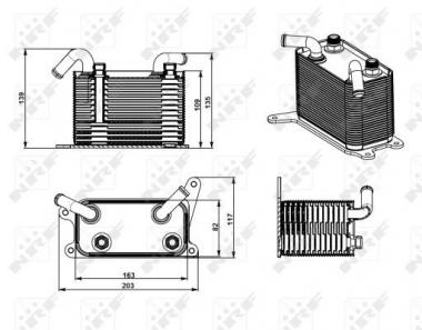 Oil Cooler, automatic transmission 