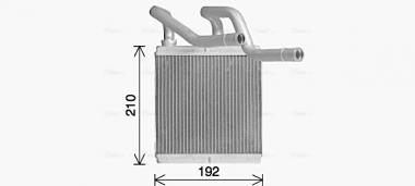 Радиатор отопления Nissan Qashqai I/X-Trail II 1.5D-2.5 06-14 