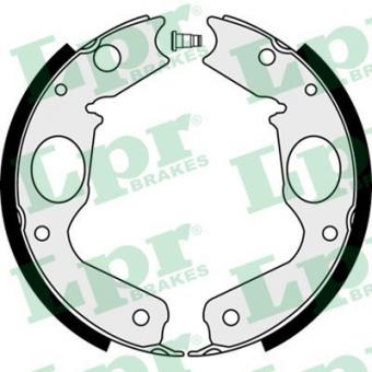 Brake Shoe Set, parking brake