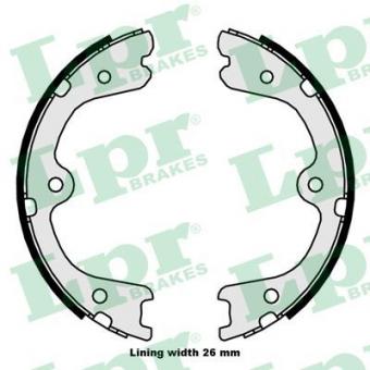 Brake Shoe Set, parking brake 