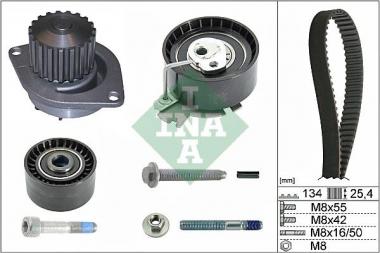 Water Pump & Timing Belt Kit Citroen Berlingo/C2/C3 I/C4/C-Elysee/Xsara 1.1-1.6LPG 00- 