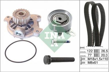 Water Pump & Timing Belt Kit Audi A6 C4/VW LT 28-35 II/28-46 II/Transporter IV 2.4D/2.5D 90-06 
